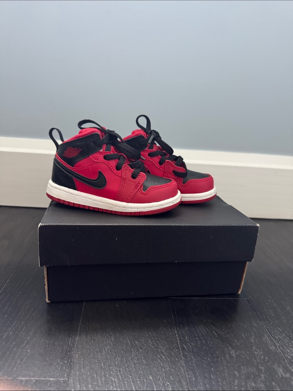 Jordan Kids Sneakers - Red and Black